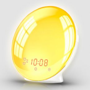 WiFi нічник з функцією будильника та FM-радіо (Tuya smart)