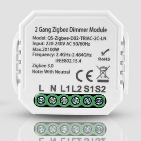 Двоканальний ZigBee димер Tuya