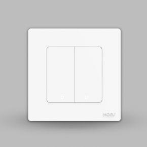 Бездротовий сценарний вимикач Zigbee Moes Star Ring (2 клавіші, білий)