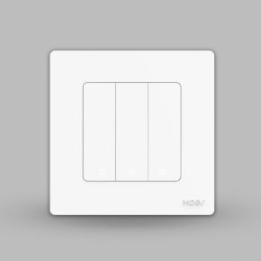 Беспроводной сценарный выключатель Zigbee Moes Star Ring (3 клавиши, белый)