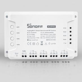 Чотириканальне Wi-Fi реле з сухим контактом Sonoff 4CH PRO R3