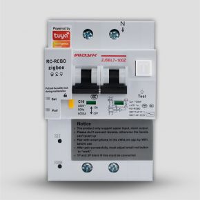 ZigBee дифавтомат с энергомониторингом WDYK однофазный 63А (Tuya smart)