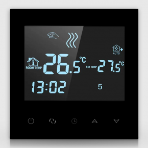 Wi-fi регулятор електричної теплої підлоги HYSEN HY03WE-4 (чорний)