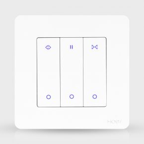 Білий Zigbee контролер для електрокарніза Moes (Tuya smart)
