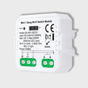 Одноканальне Wi-Fi реле Tuya (QS-WIFI-SEC01)