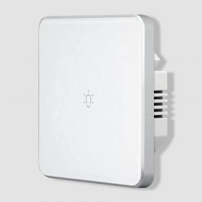 Zigbee білий сенсорний вимикач Tuya smart (1 клавіша)