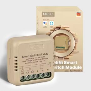 Одноканальне WiFi реле з енергомоніторингом Moes (Tuya smart)